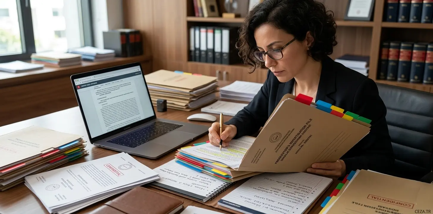 Soruşturma Dosya İçeriği ve Savunma Hazırlığı 4 Savcılık soruşturma dosyası inceleme süreci